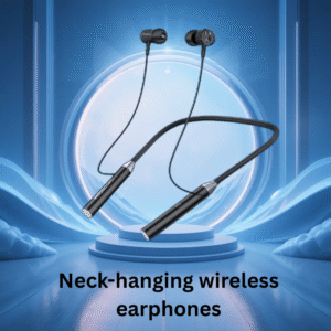 Neck-hanging wireless earphones